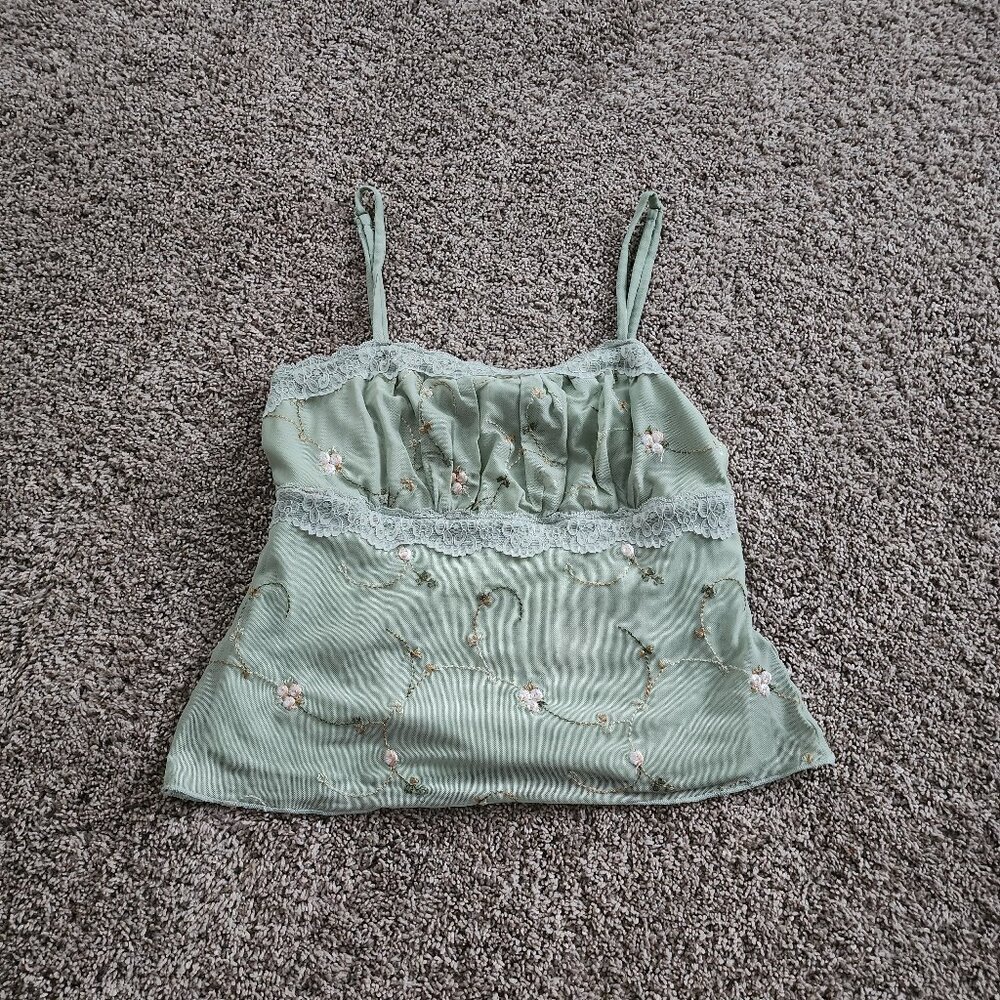 Thirty/Thirty Floral Lacey Tank